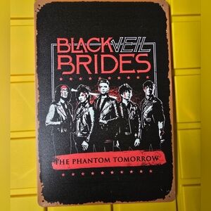 Black Veil Brides Metal Sign